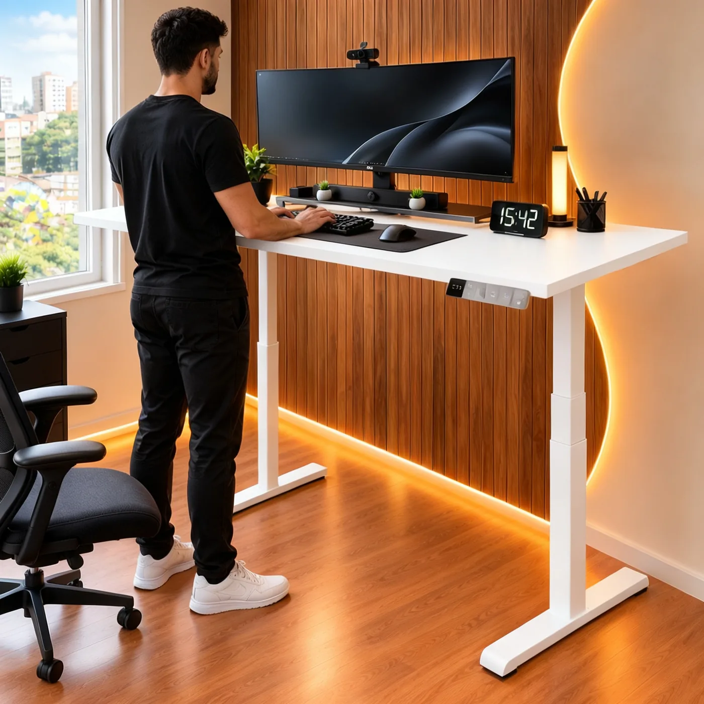Altura ideal da mesa Diss man